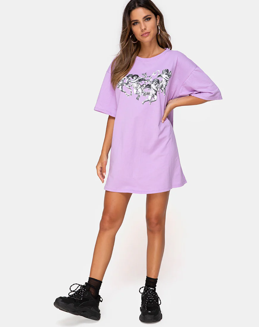 Sunny Kiss Tee in Lilac Cherub - Image 4
