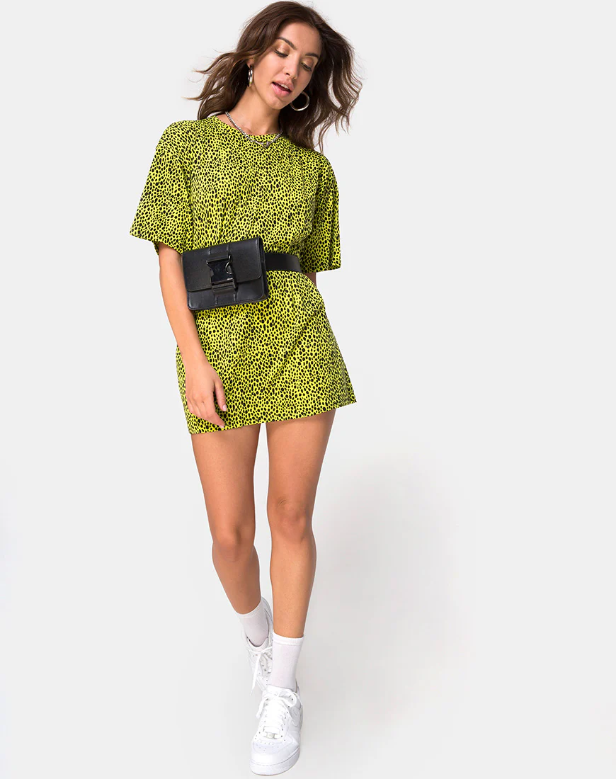 Sunny Kiss Oversize Tee in Wild Cat Yellow  X Princess Polly - Image 4