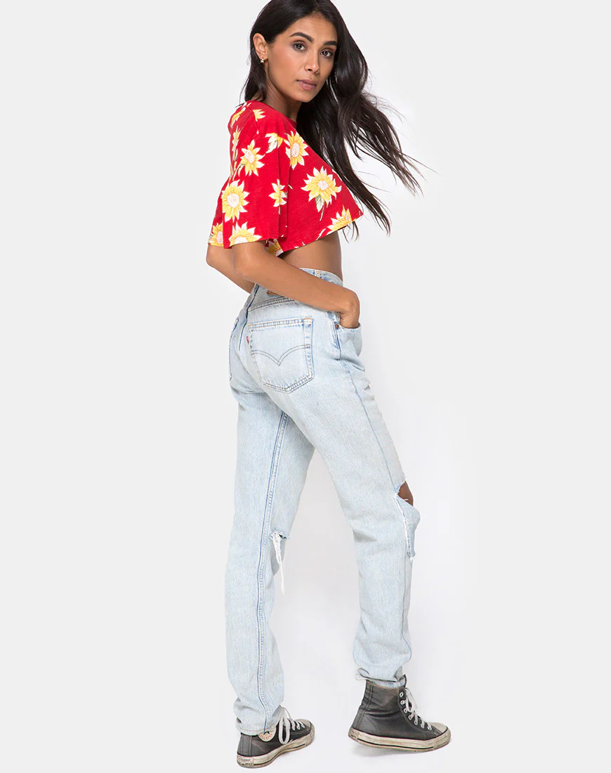 Super Cropped Tee in Sunny Days - Image 4