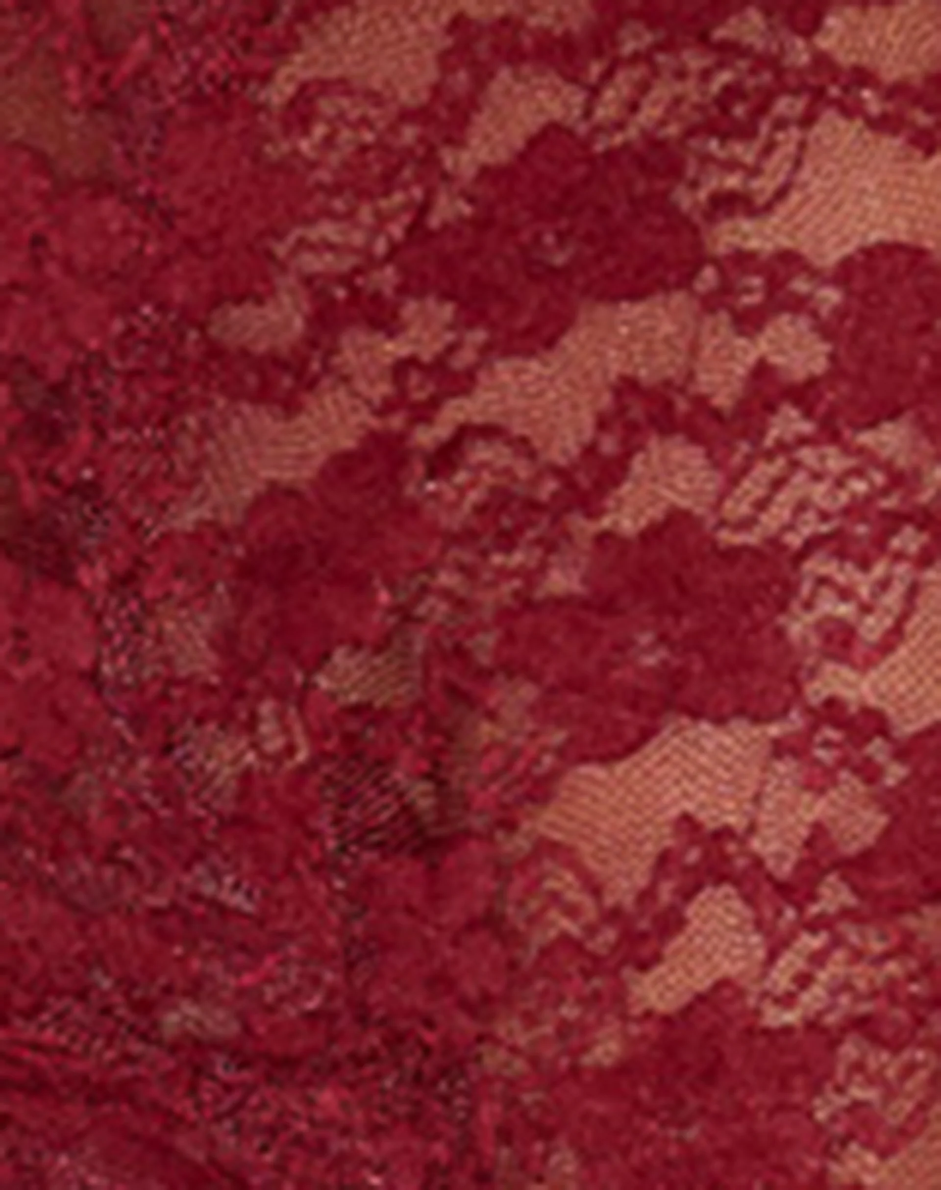 Suri Lace Shrug in Maroon - Image 7