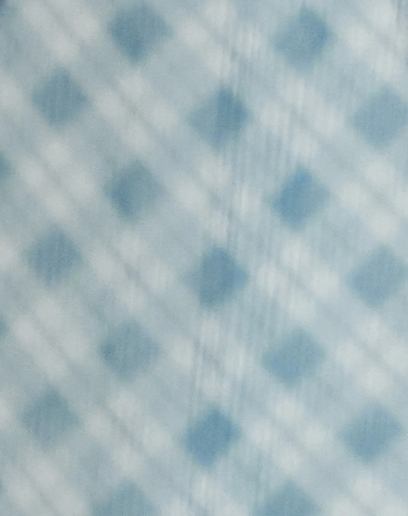 Surina Maxi Skirt in Blurred Check Blue - Image 6