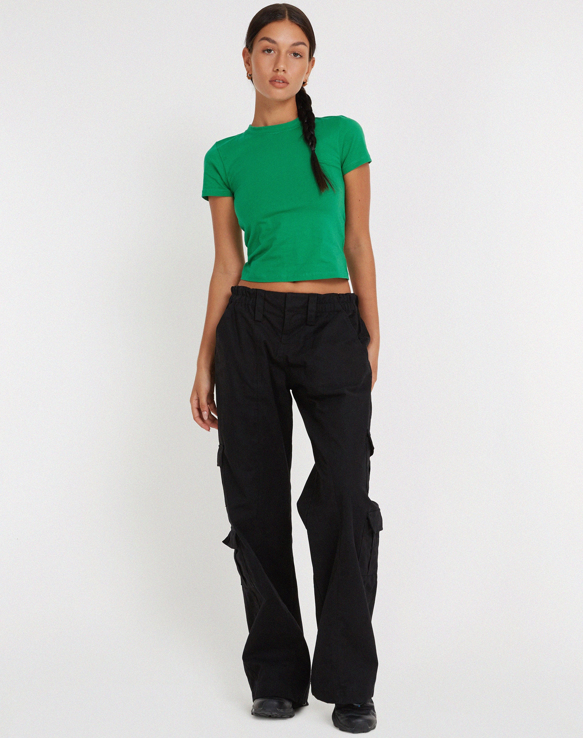 Surtie Crop Top in Bush Green - Image 4