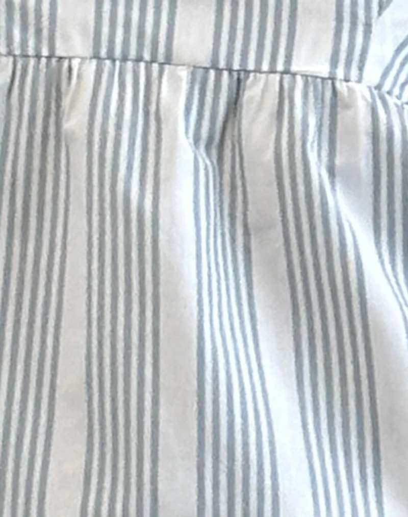 Svana Cami Top in Vertical Grey Stripe - Image 6