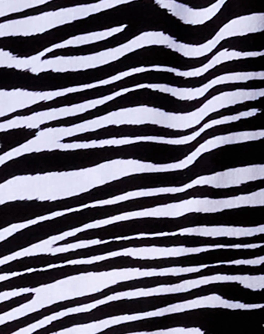 Taelsa Shirt in Classic Zebra - Image 5