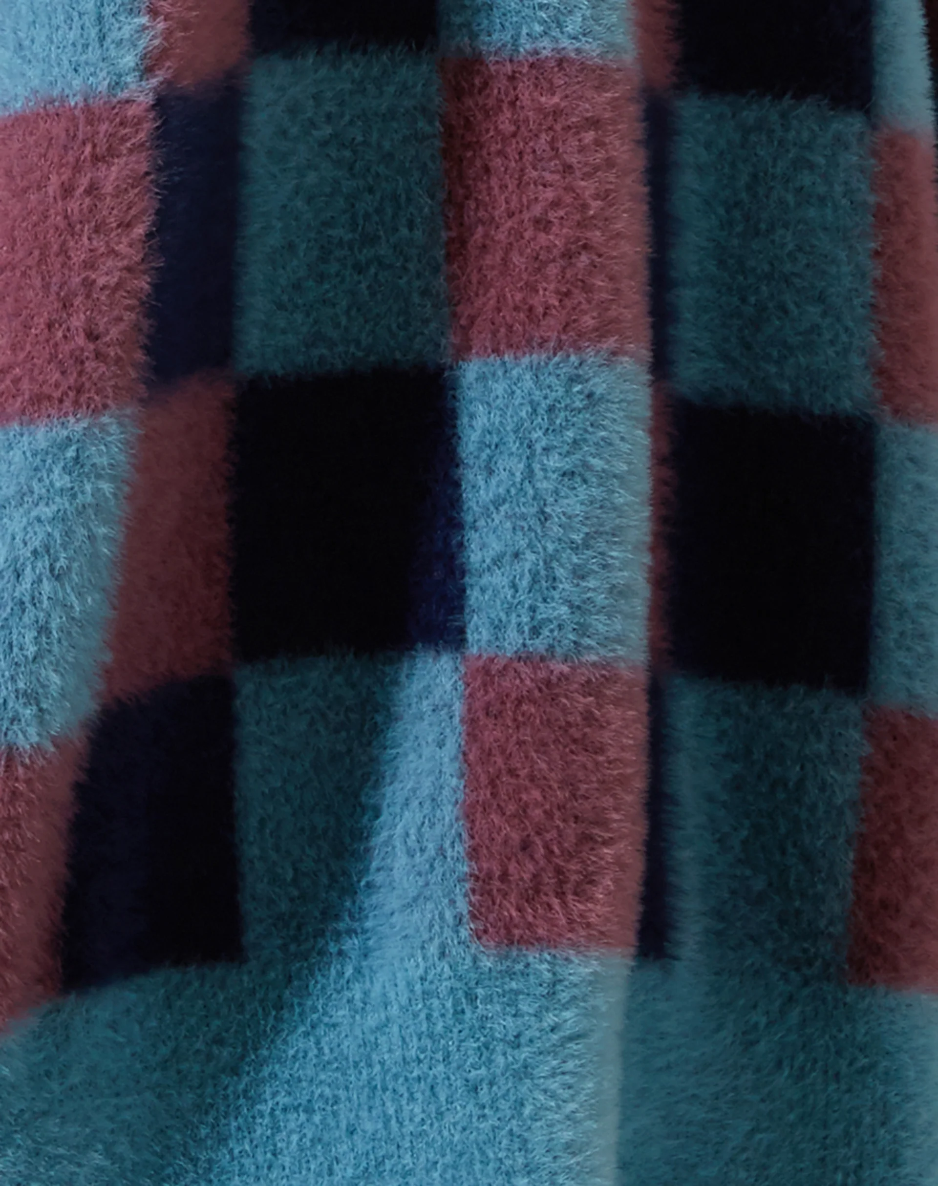 Talana Cardi in Check Blue Tones - Image 6