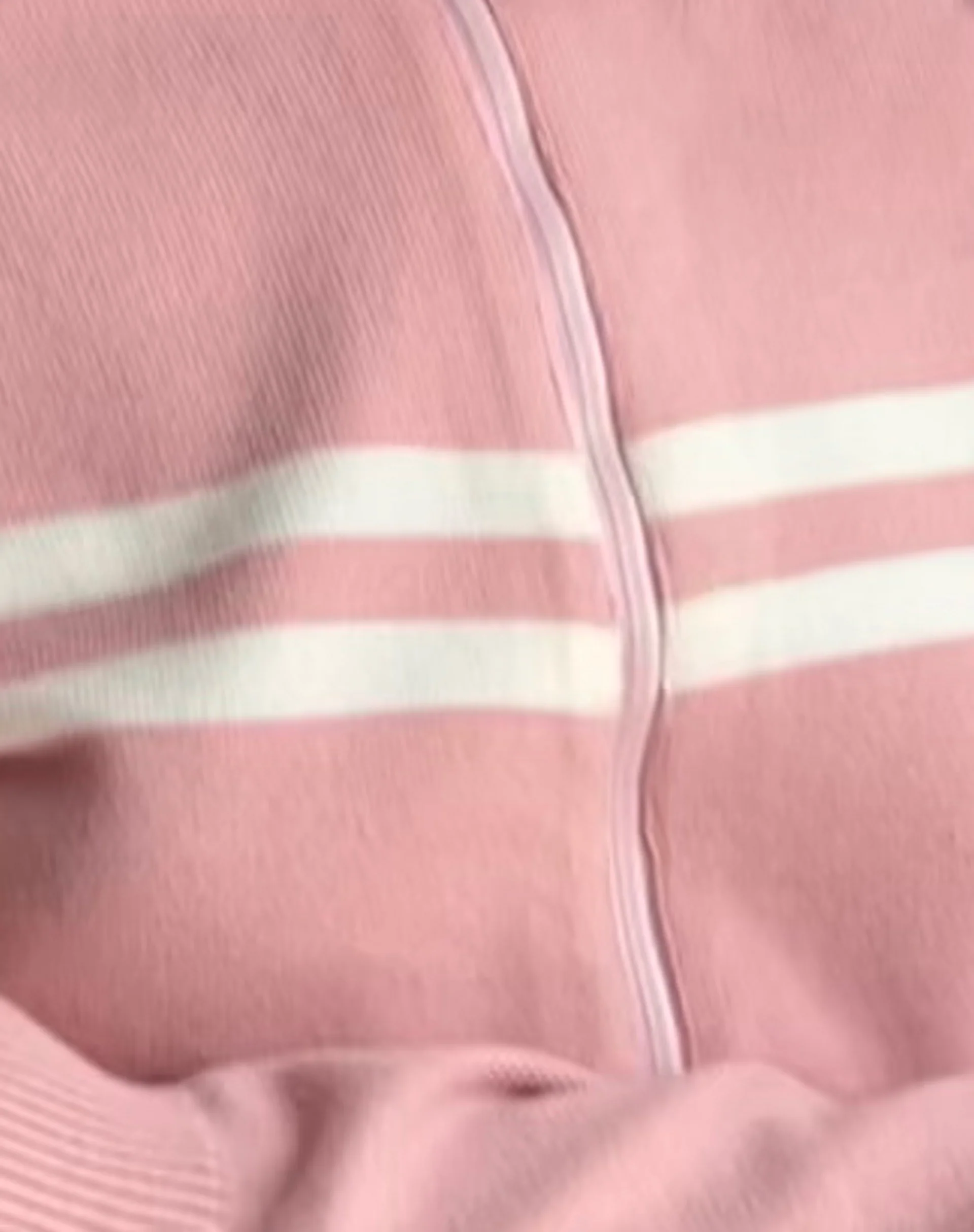Talisa Sporty Zip Through Jacket in Knit Pink - Image 8