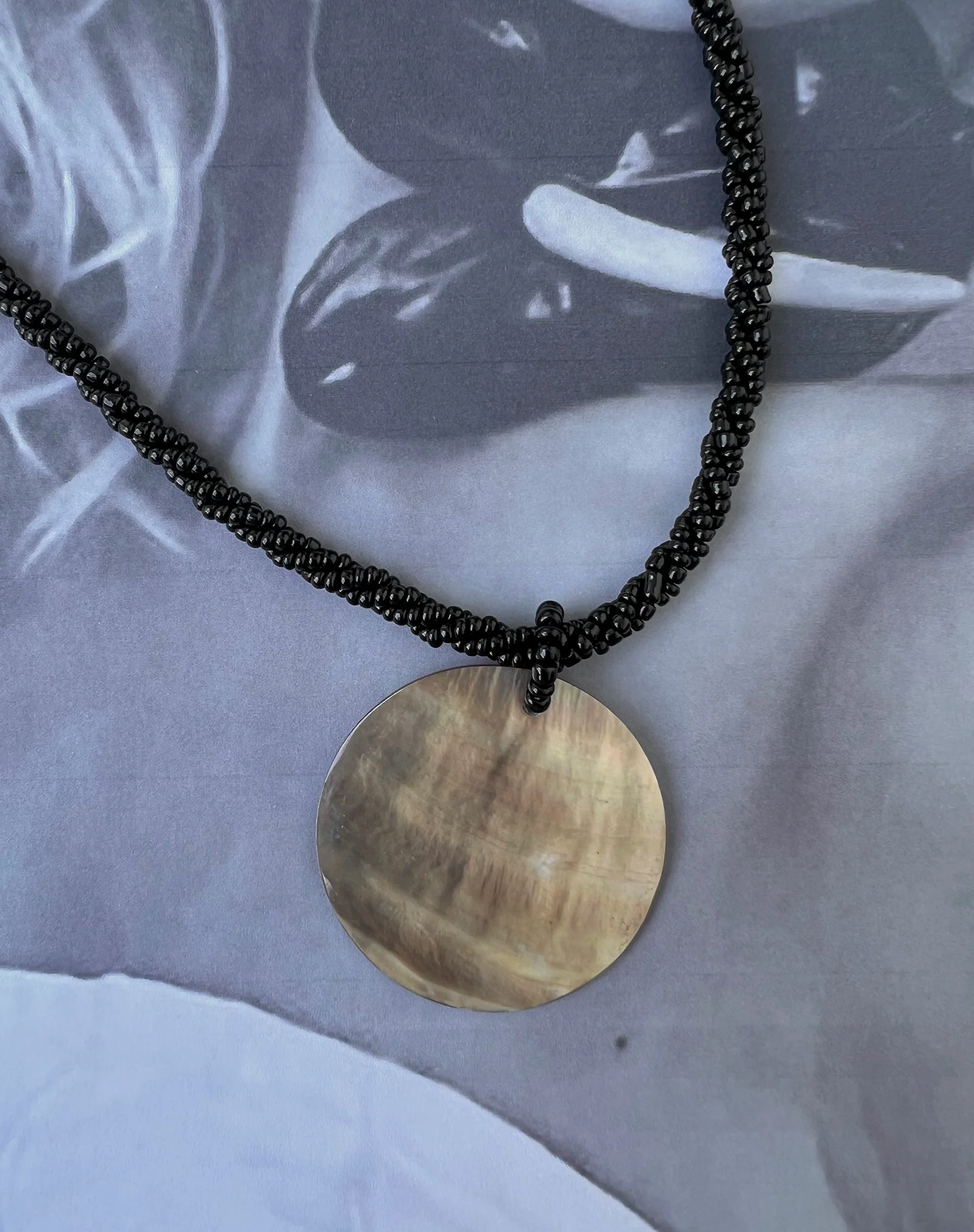 Talola Necklace with Round Shell Pendant - Image 5