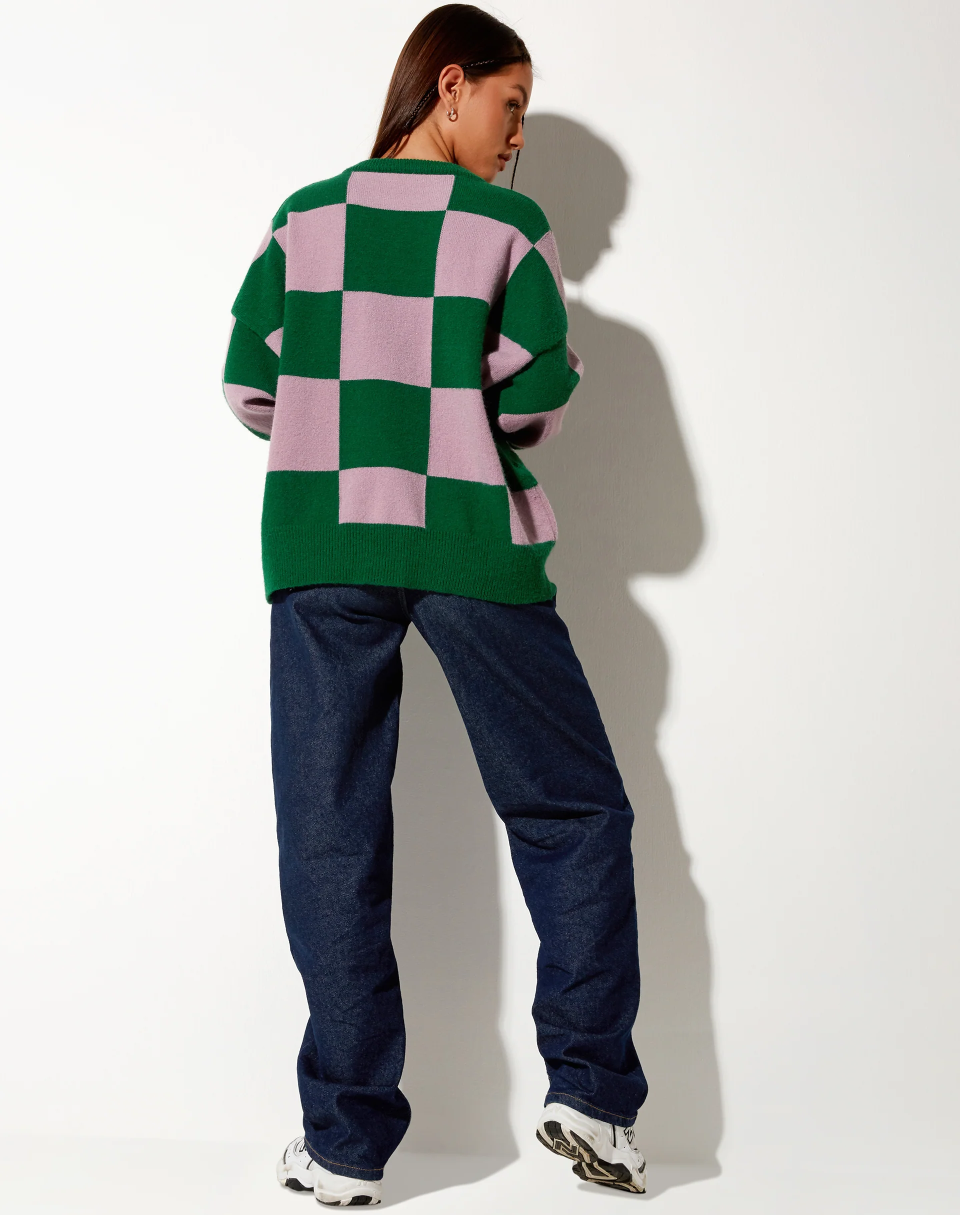 Tamari Sweatshirt in Pink and Green - Image 5