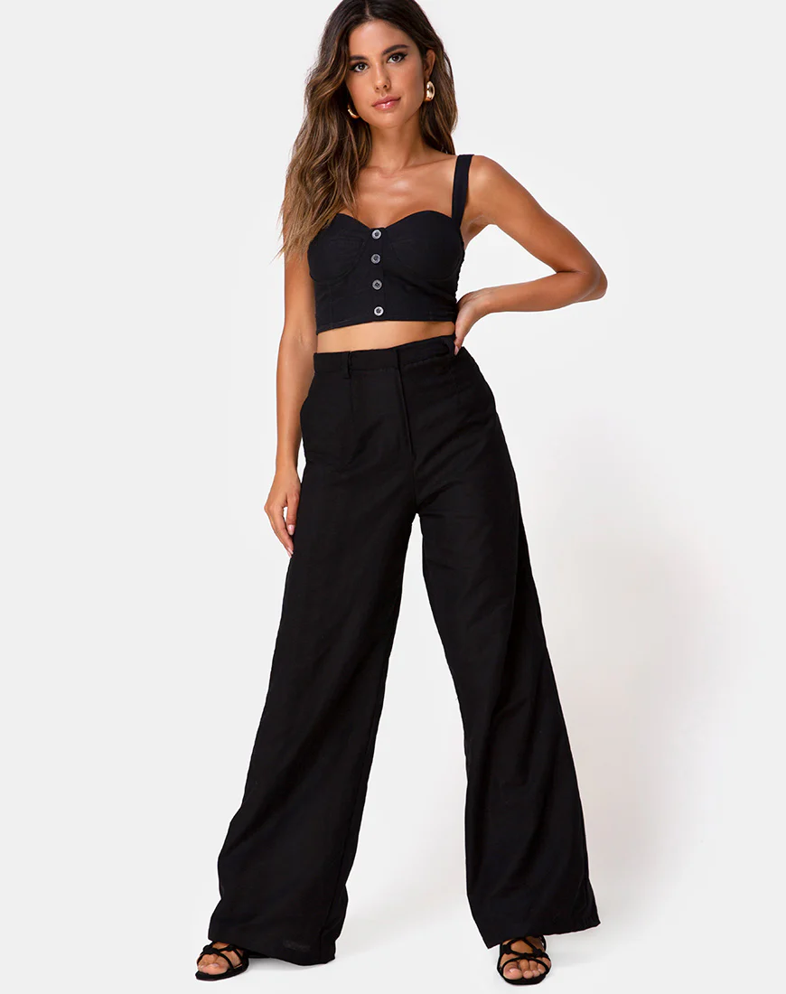 Tanira Trouser in Black - Image 3