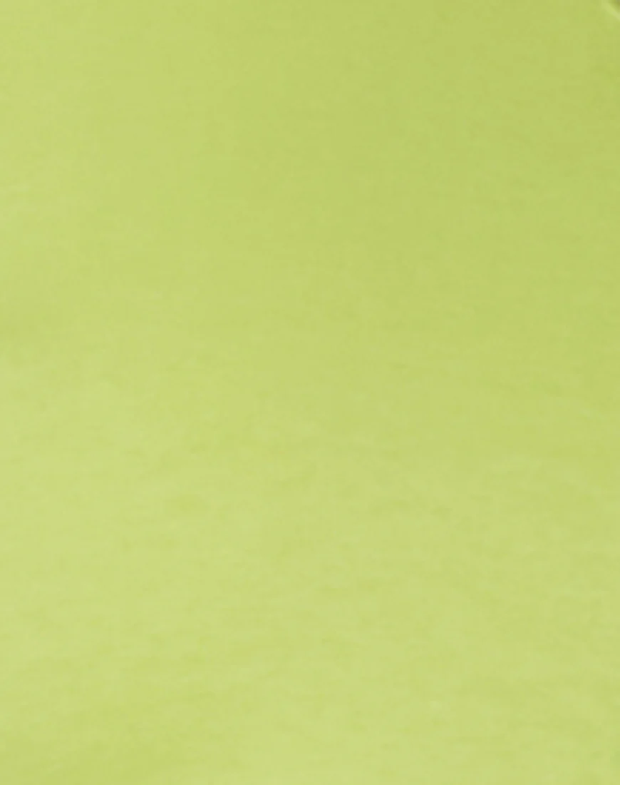 Tasve Crop Top in Lime - Image 5