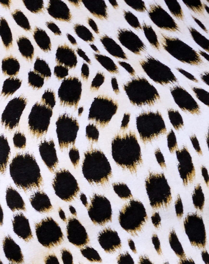 Tasya Crop Top in Cheetah - Image 5
