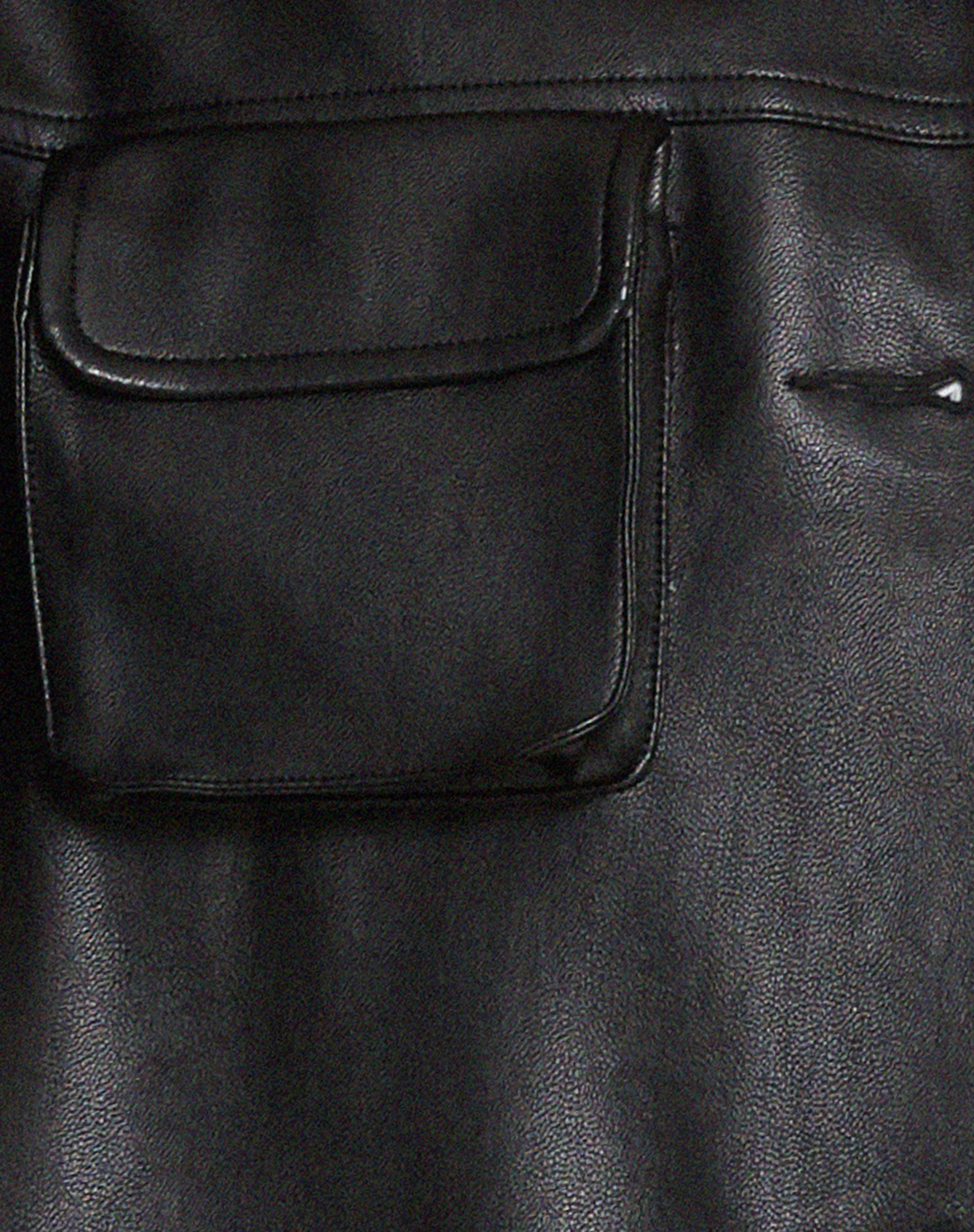 Tavira Jacket in PU Black - Image 6