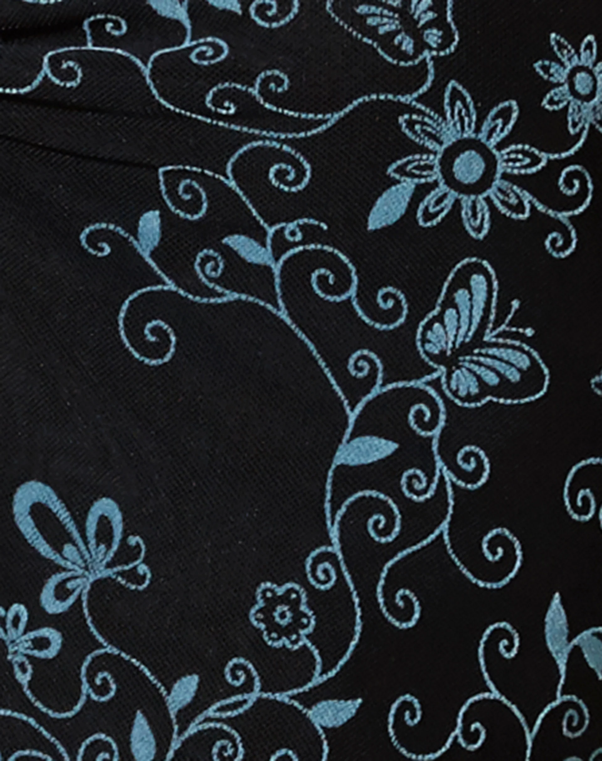 Tazuma Crop Top in Butterfly Vine Flock Blue - Image 5