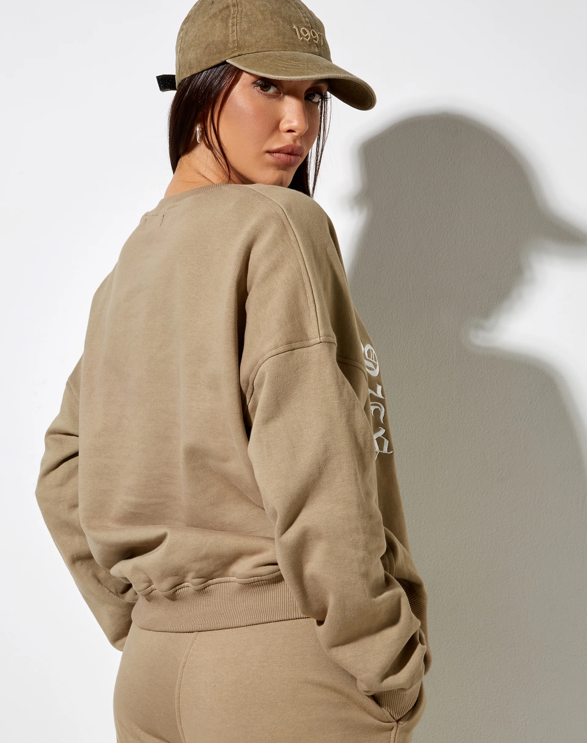 Ted Sweatshirt in Eucalyptus 'Angel Energy' Embro - Image 3