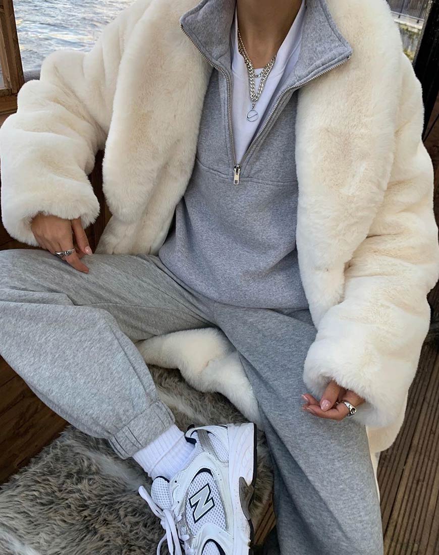 Terence Coat in Ivory - Image 2