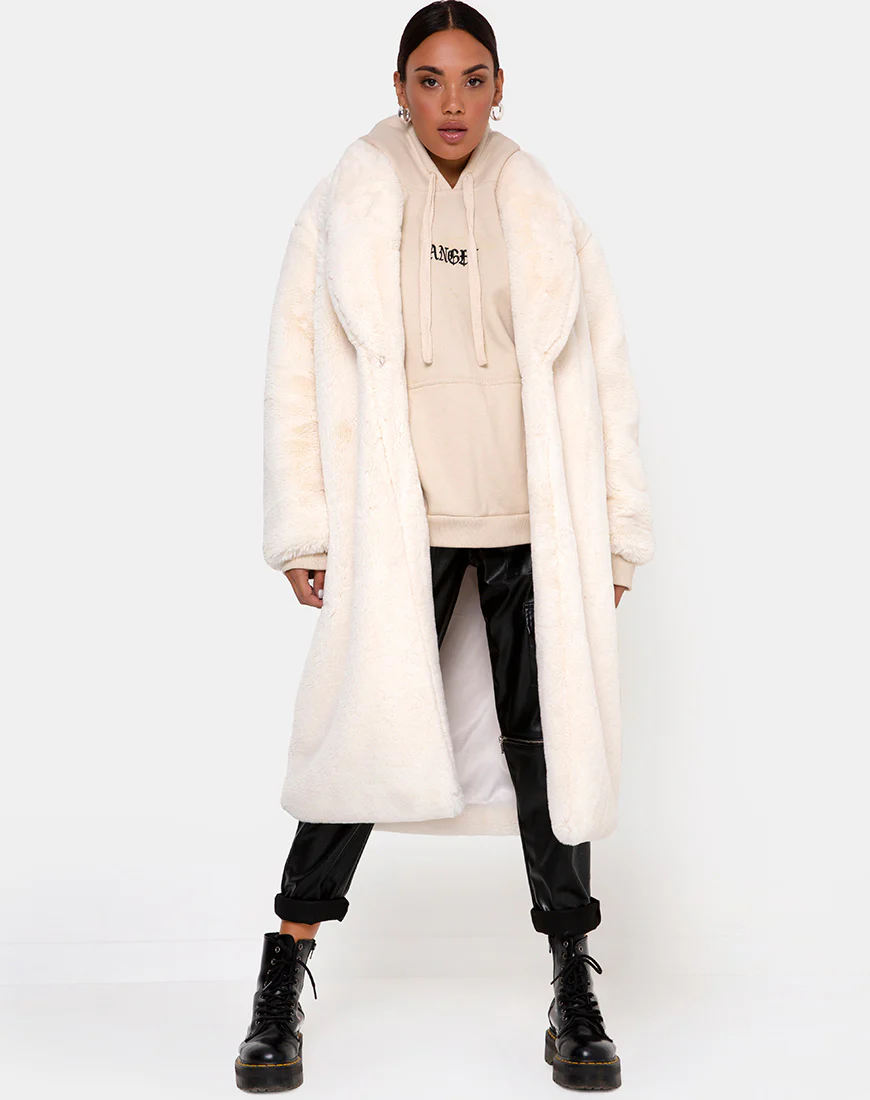 Terence Coat in Ivory - Image 3