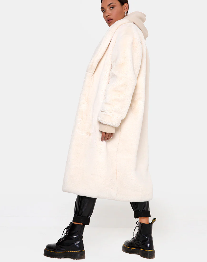 Terence Coat in Ivory - Image 4