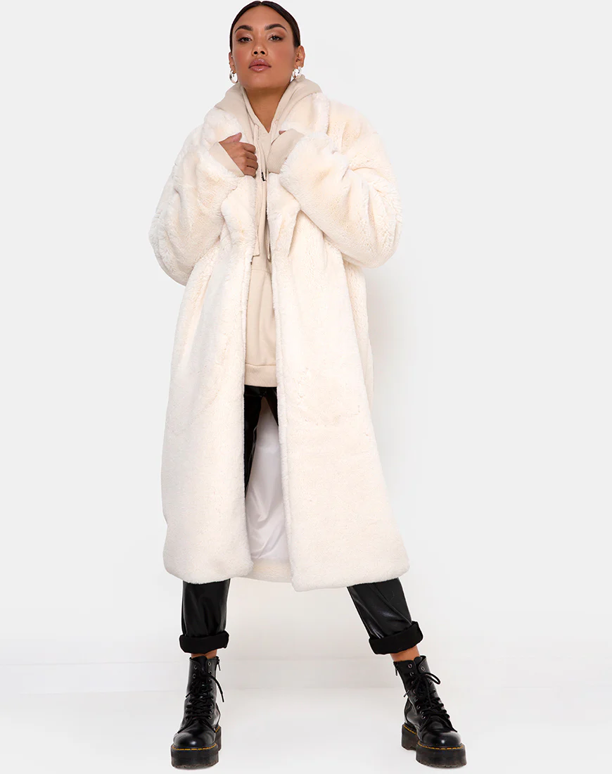 Terence Coat in Ivory - Image 5