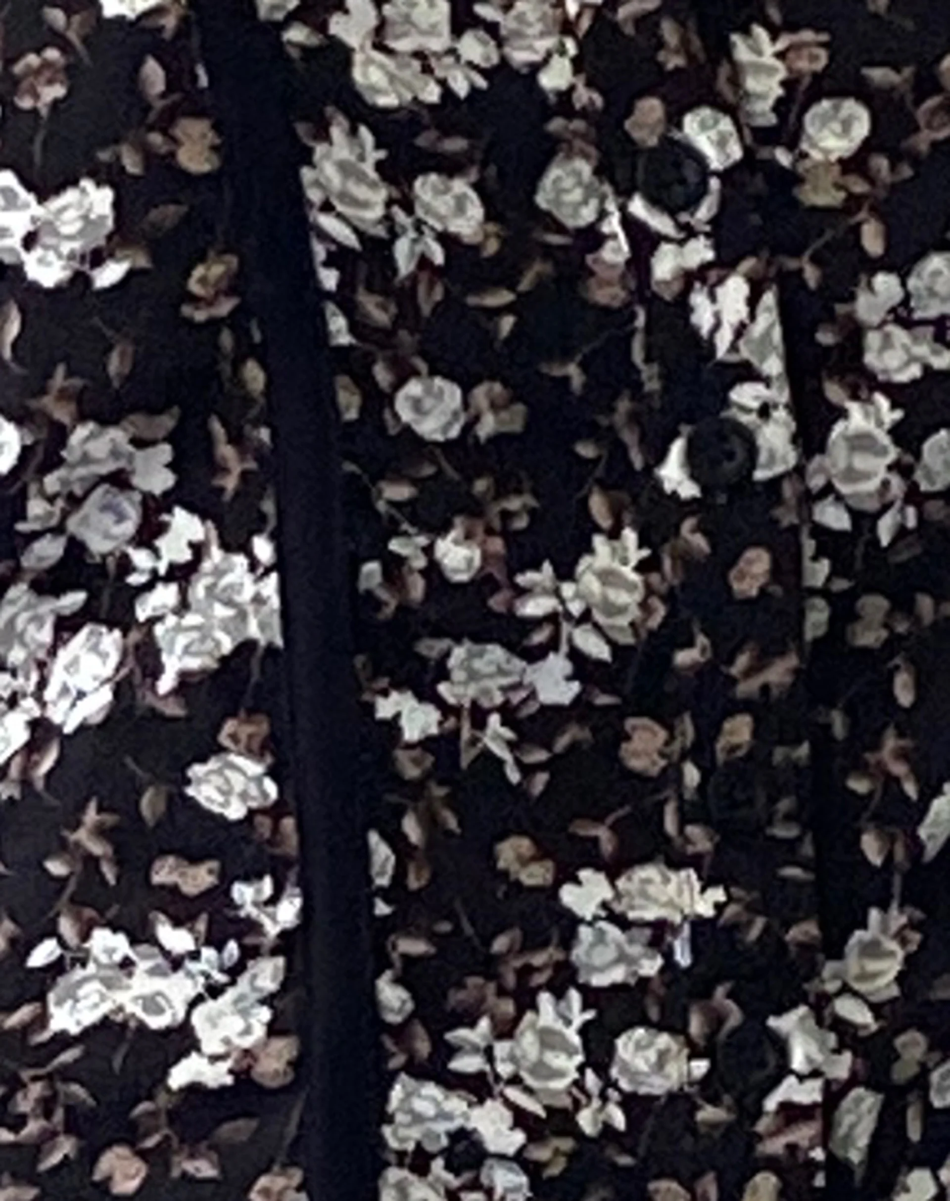 Teres Button Through Top in Dark Wild Flower - Image 6