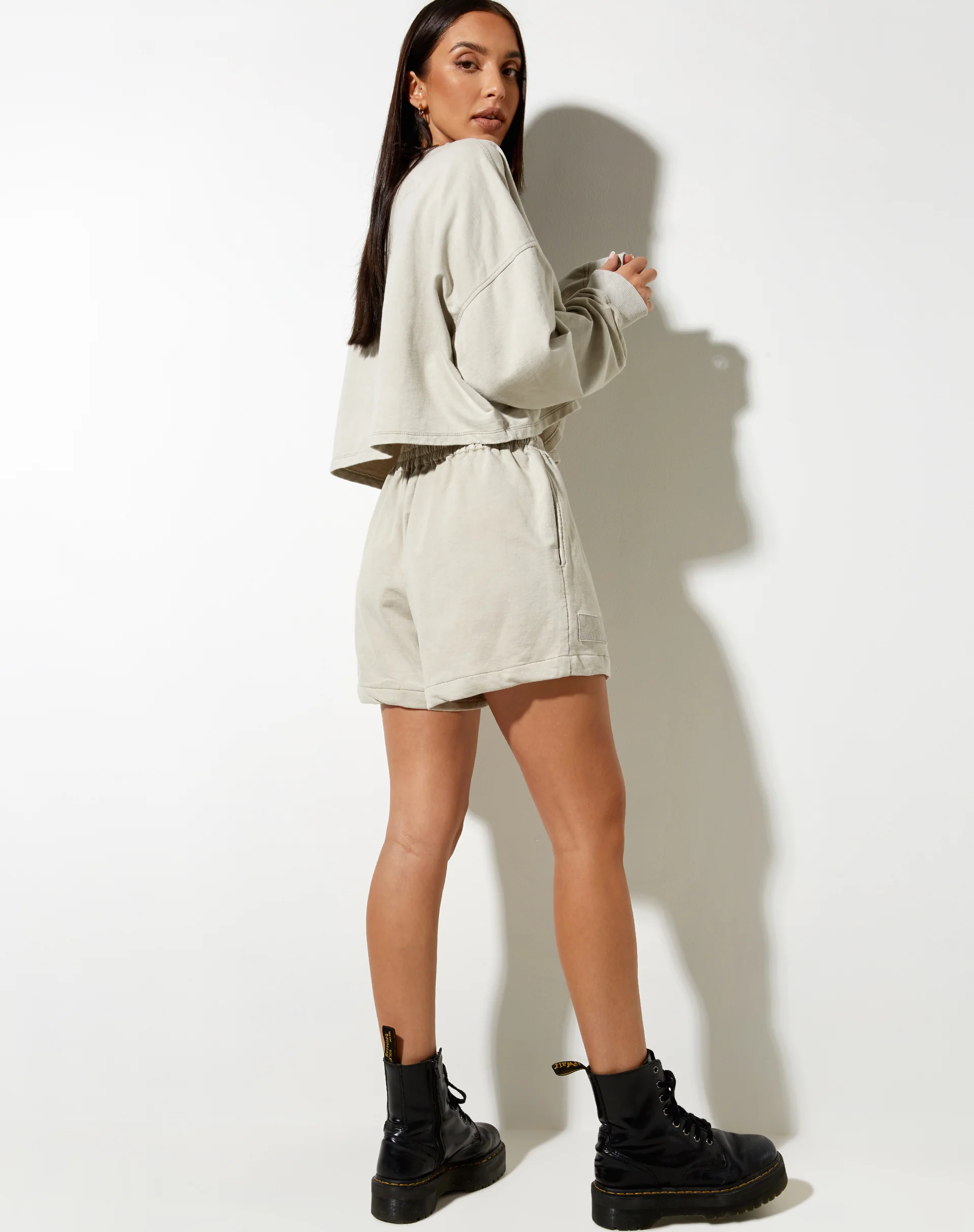 Terry Short in Coconut Milk Cherub L'amour Label Embro - Image 4