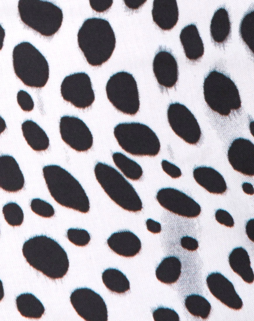 Tielda Crop Top in Dalmatian - Image 6