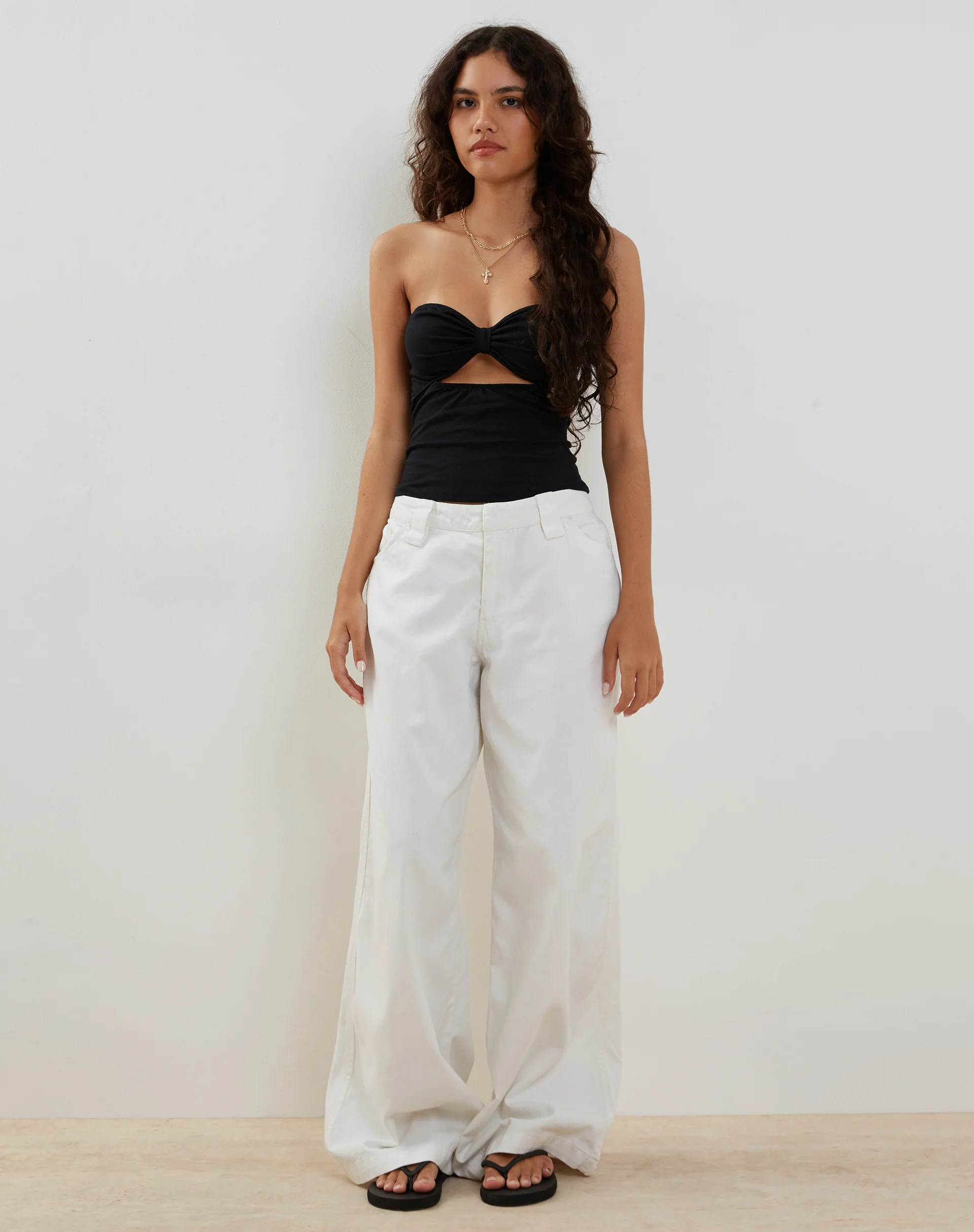 Tifose Bandeau-twist Front Top in Black - Image 3