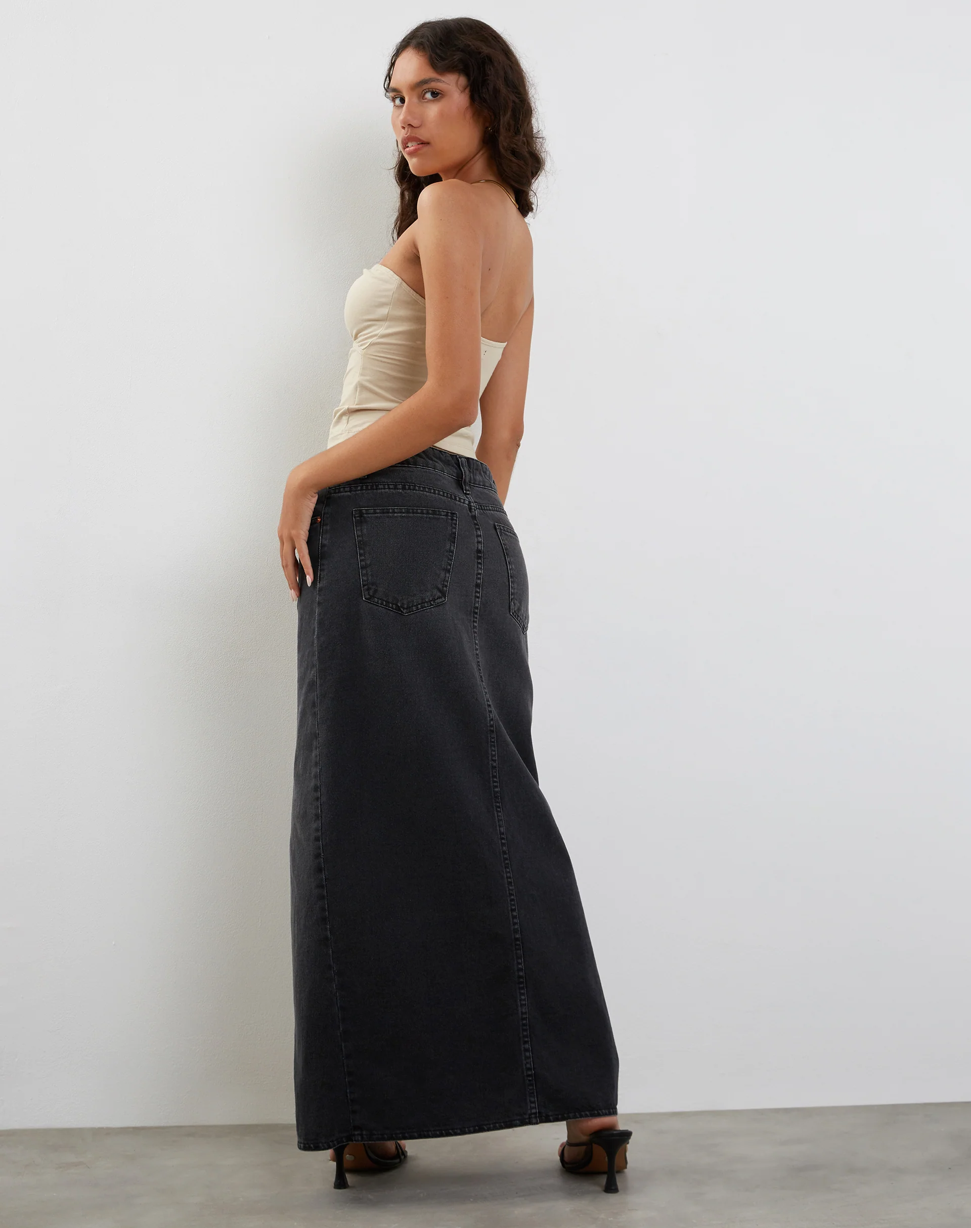 Tifose Bandeau Twist Front Top in Coconut Milk - Image 5
