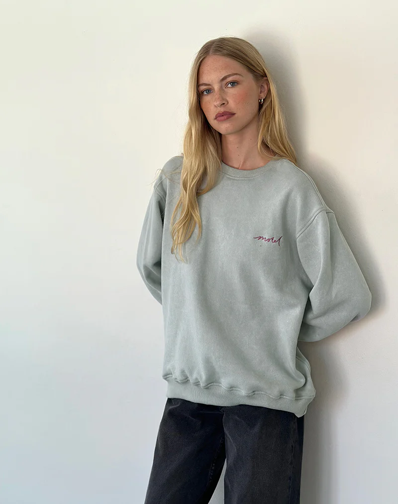 Tillie Jumper in Ecru with Motel Cashmere Embroidery - Image 4