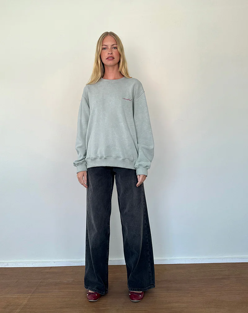 Tillie Jumper in Ecru with Motel Cashmere Embroidery - Image 5
