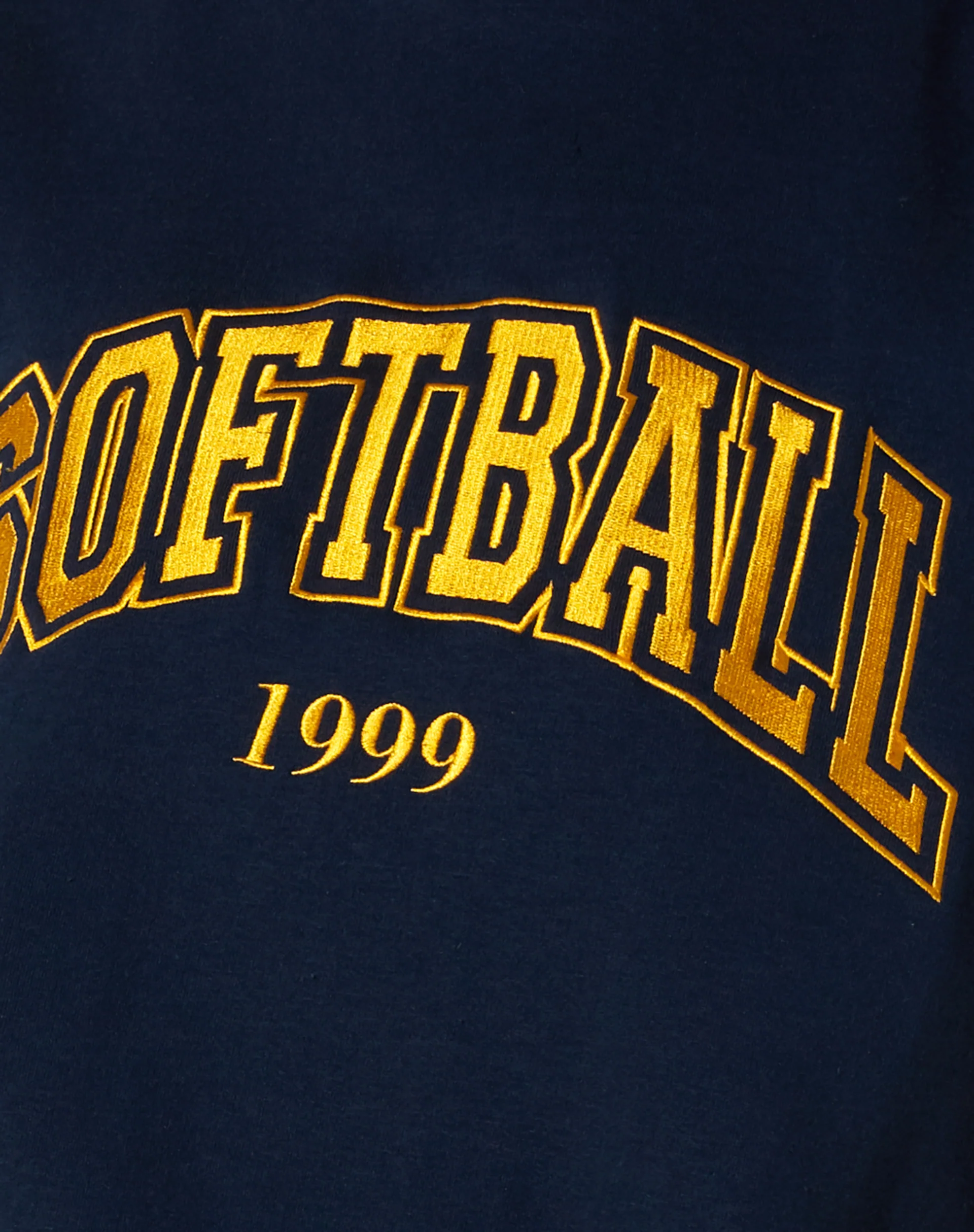 Tim Sweatshirt in Navy Citrus Stripe Football 1999 - Image 6