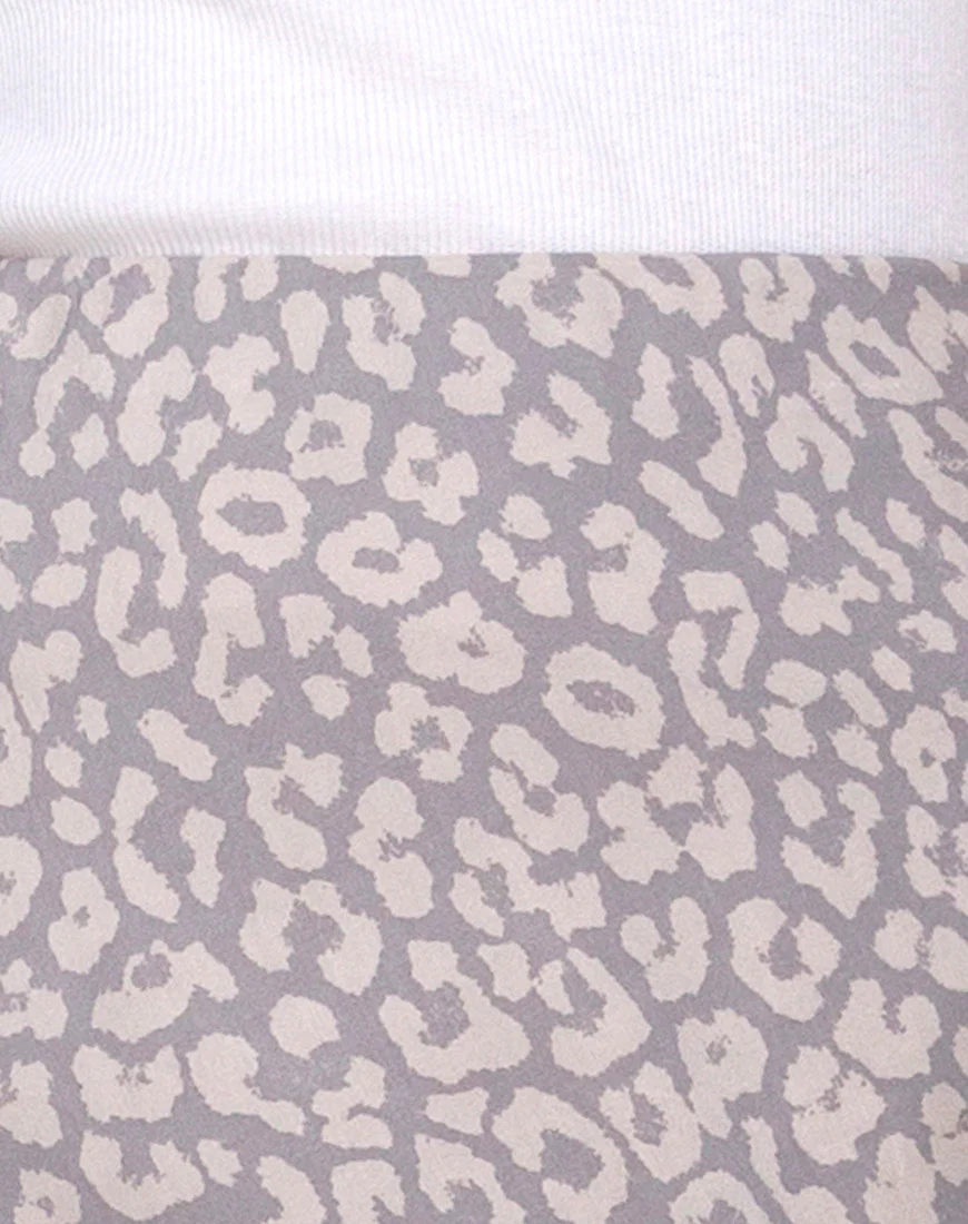 Tindra Midi Skirt in Leopard Daze Grey - Image 5