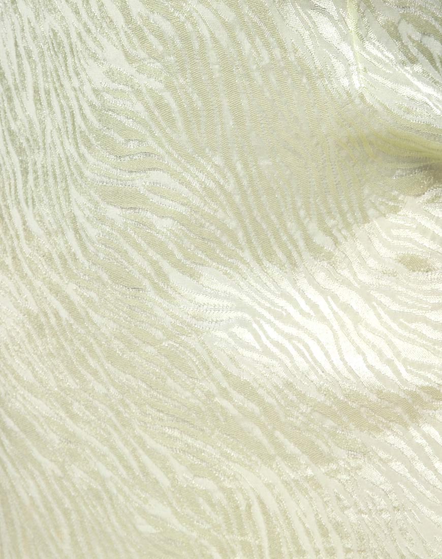 Tindra Skirt in Satin Zebra Pistachio - Image 5
