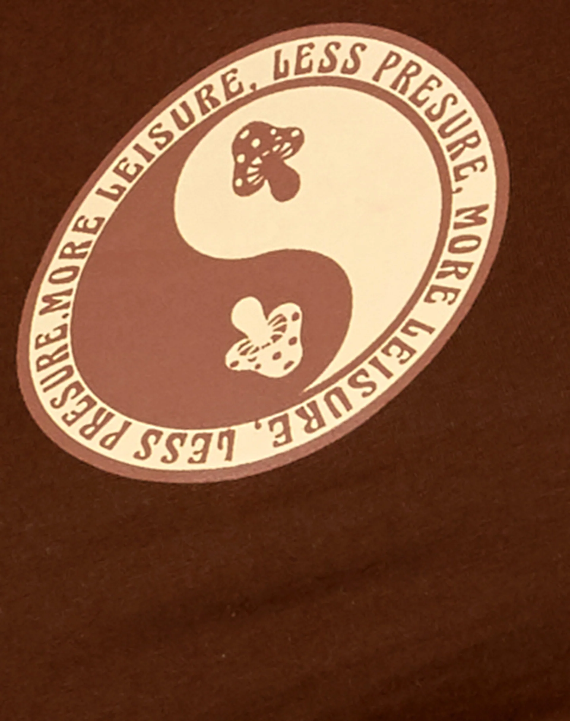 Tindy Crop Top in Cocoa Brown Yin and Yang - Image 6