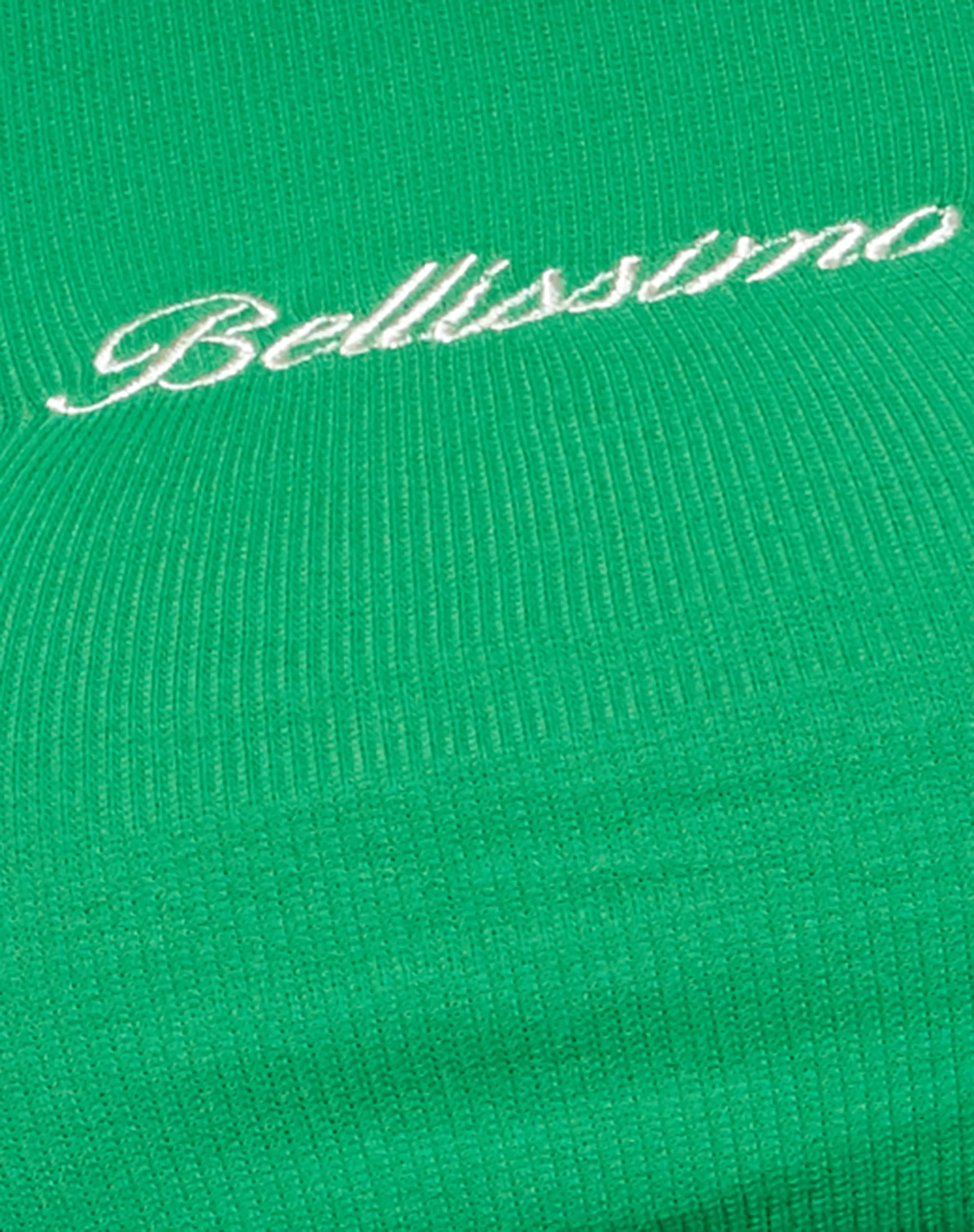 Tindy Crop Top in Rib Fun Green Bellissimo - Image 5