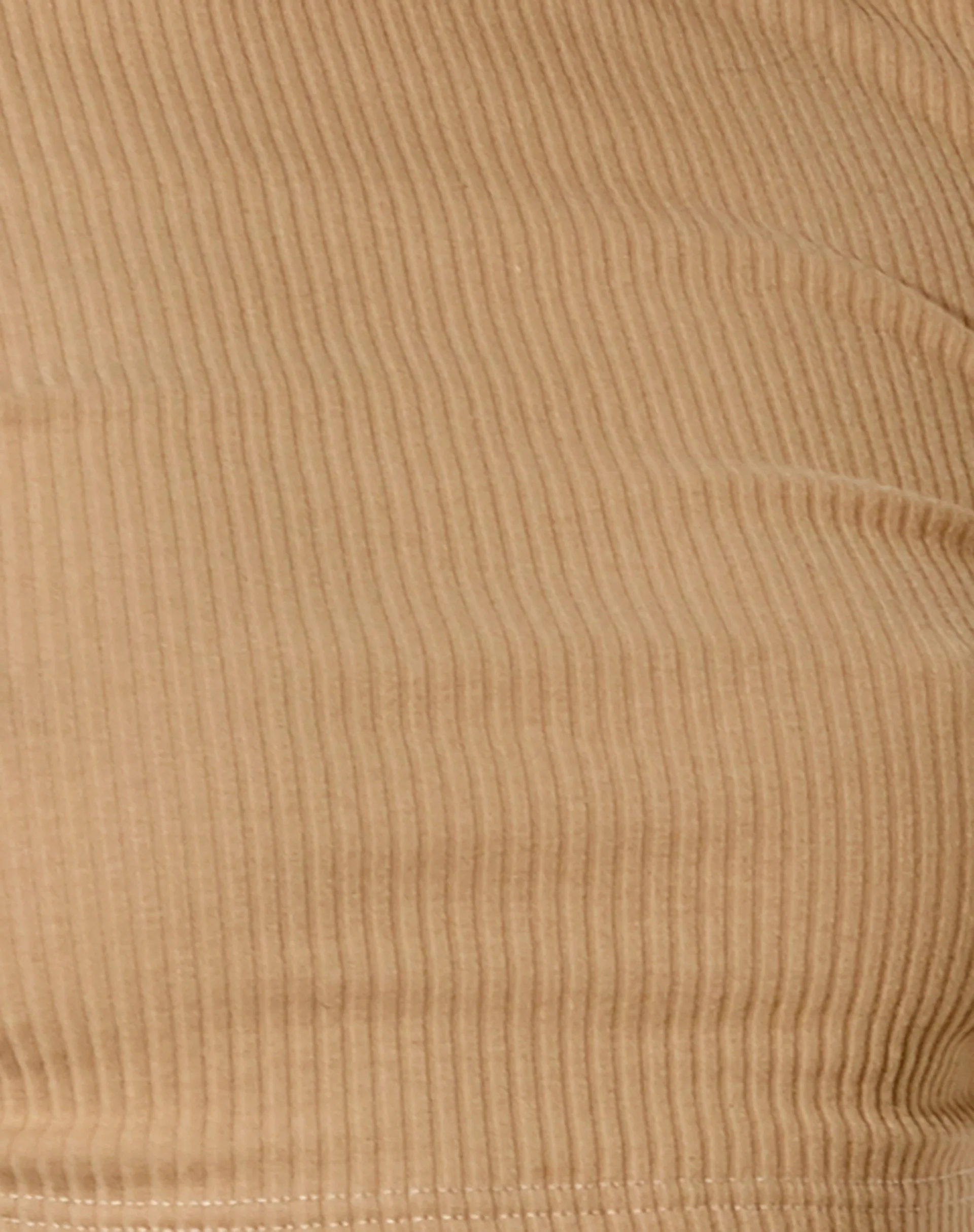 Tiner Crop Top in Rib Cocoa - Image 5