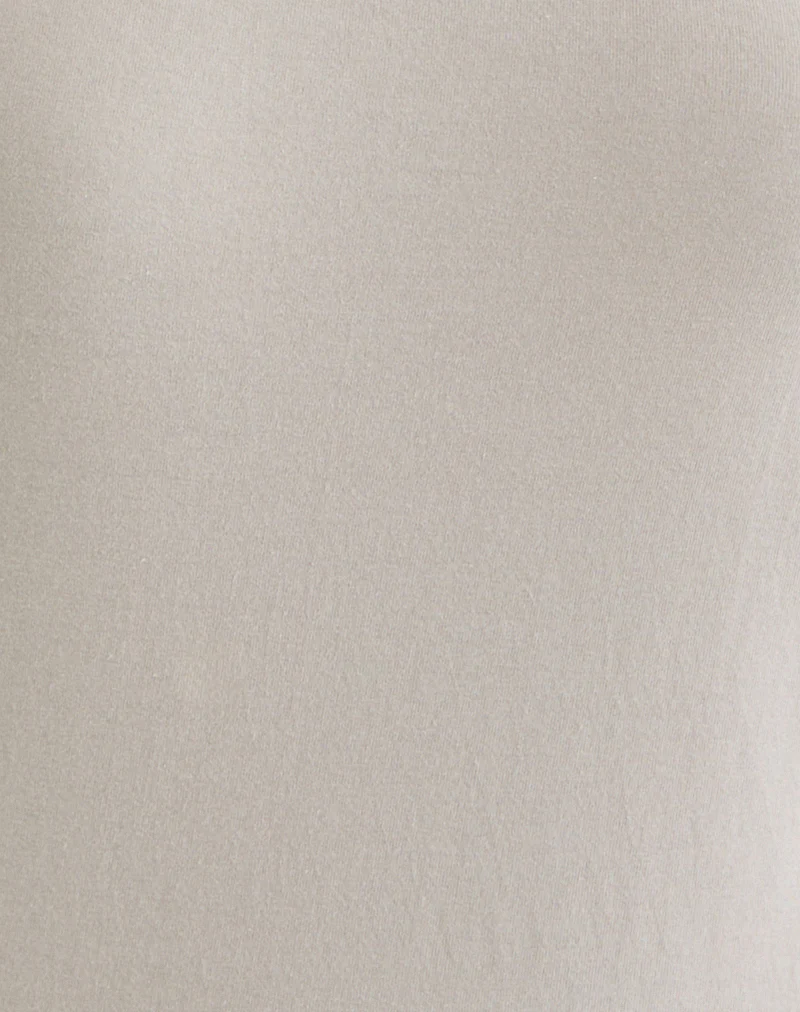 Tokiki One Shoulder Top in Jersey Ecru - Image 5