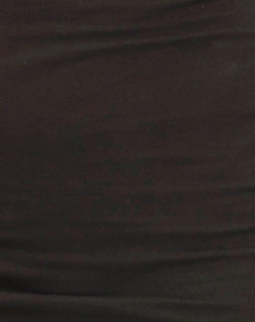 Toluca Bodycon Dress in Black - Image 4