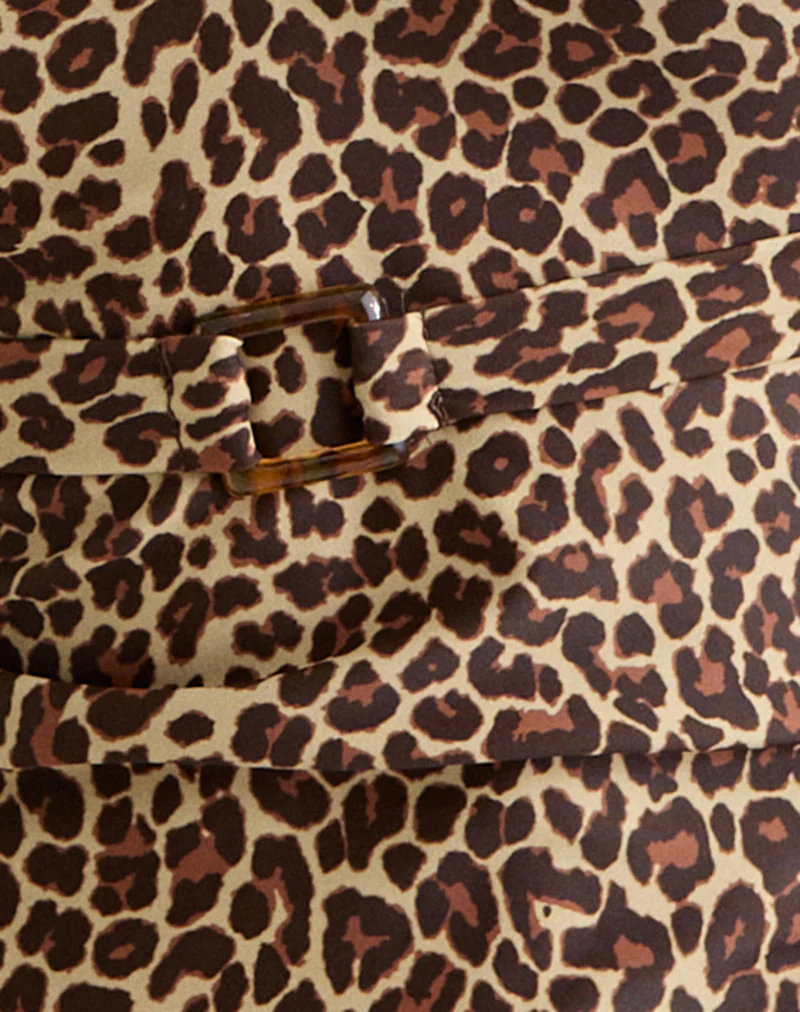Towi Swim Tank Top in Rar Leopard - Image 6