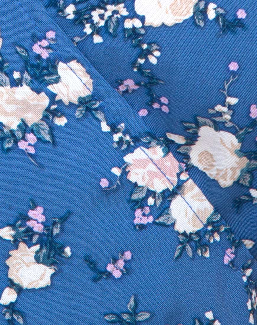 Trasti Midi Dress in Soheila Floral Blue - Image 6