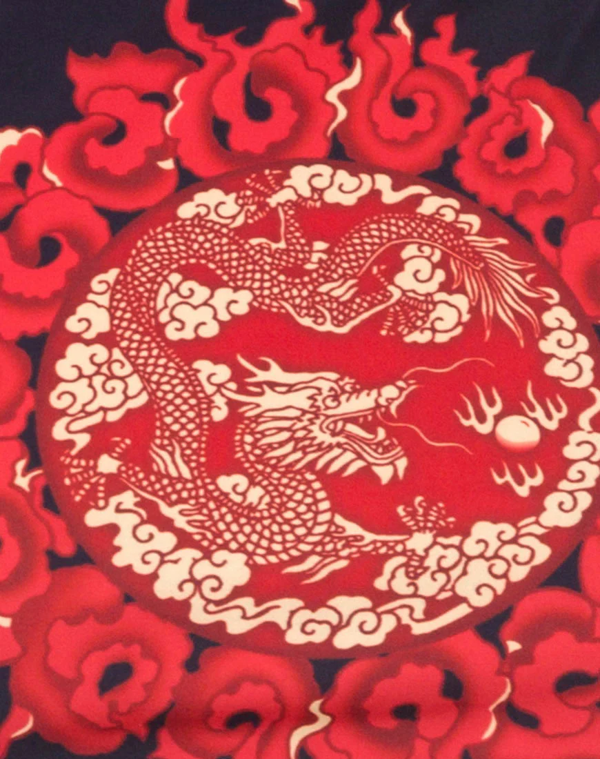 Truman Bikini Top in Chinese Fire Dragon - Image 5