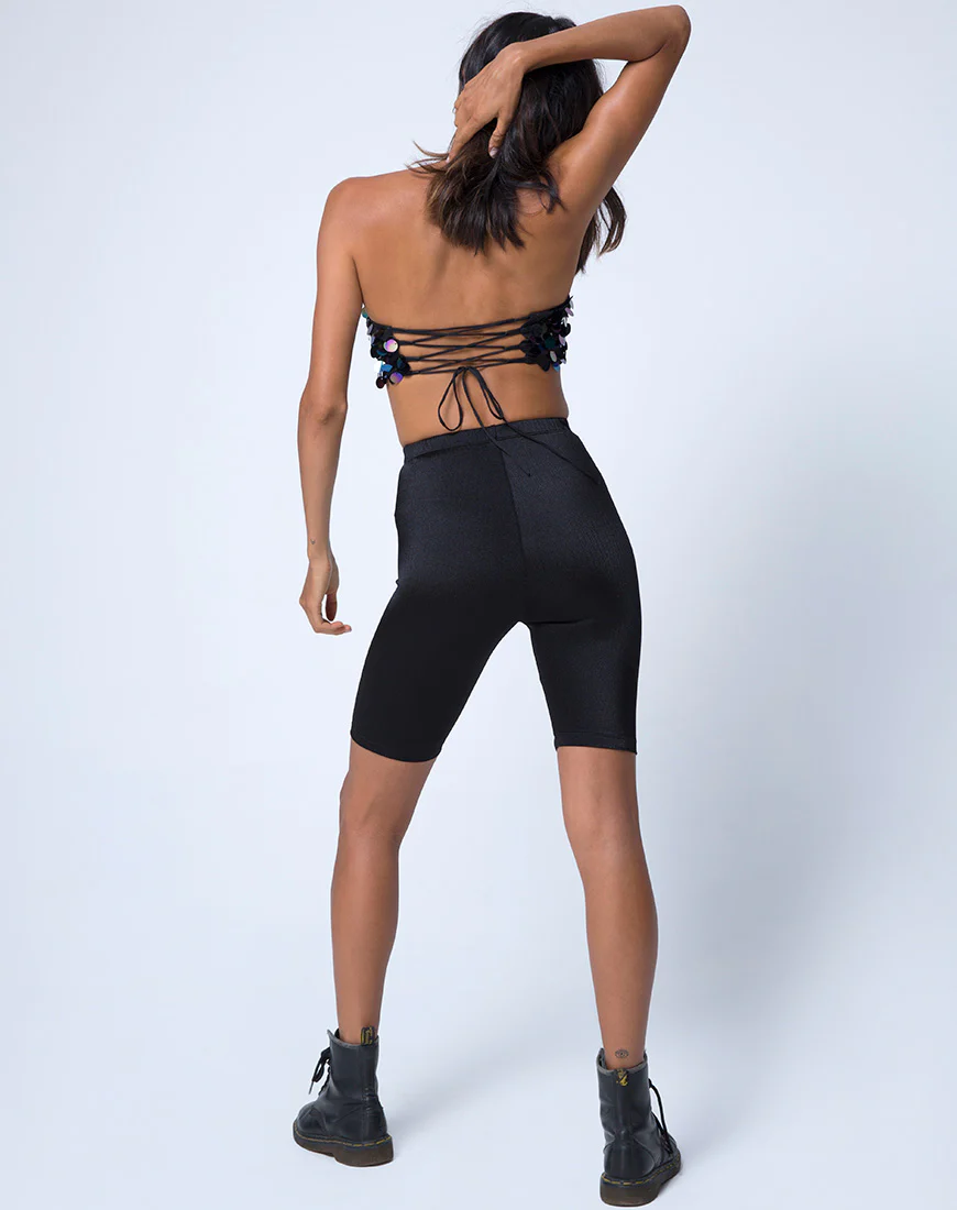 Tube Top in Opal Disc Sequin - Image 4