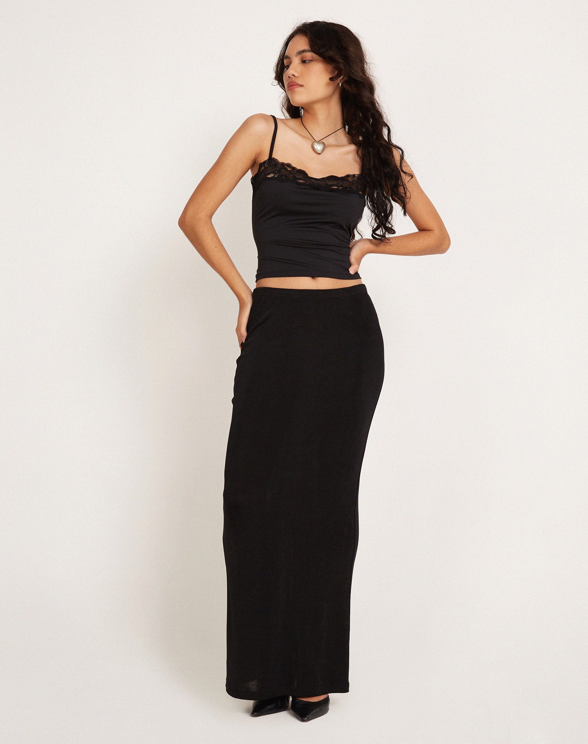 Tucci Crop Top in Black - Image 4
