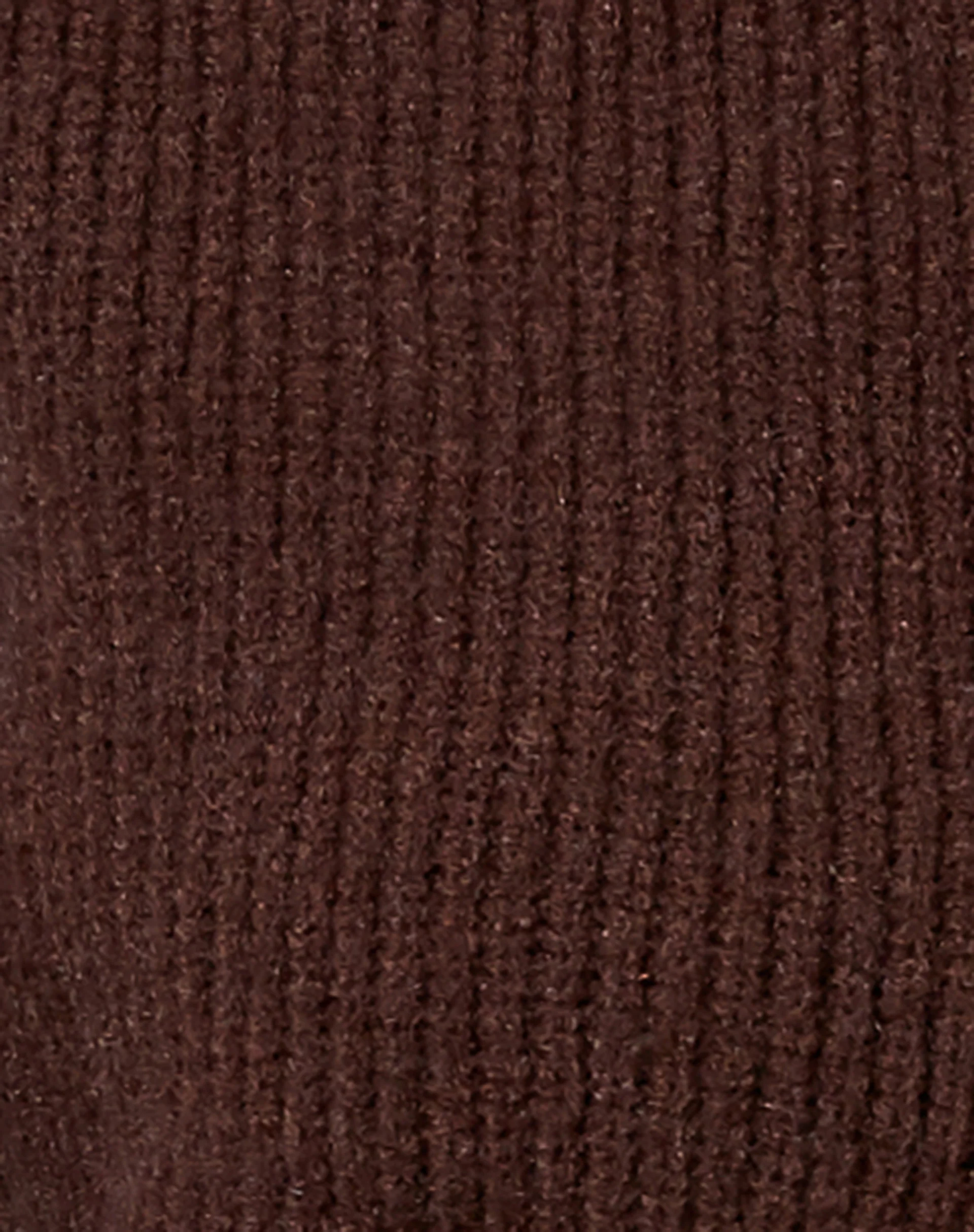 Tuzip Cardi in Knit Choco Brown - Image 7