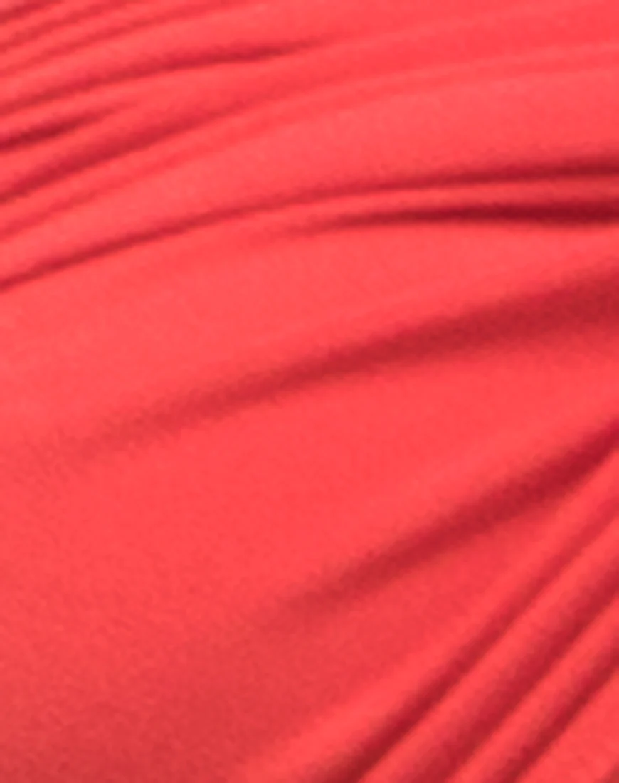 Twisted Bandeau Top in Burnt Orange - Image 5