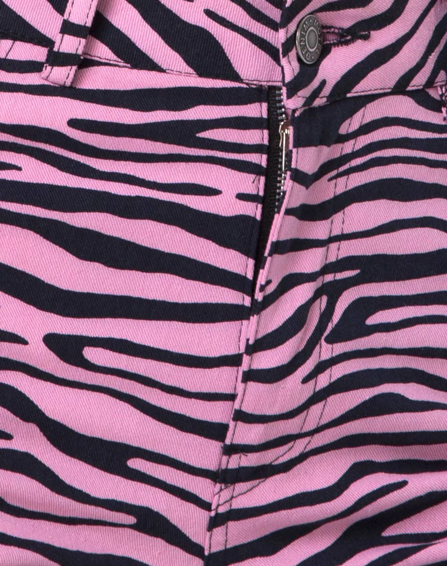 Ultimate Jean in Zip's Zebra Pink - Image 5
