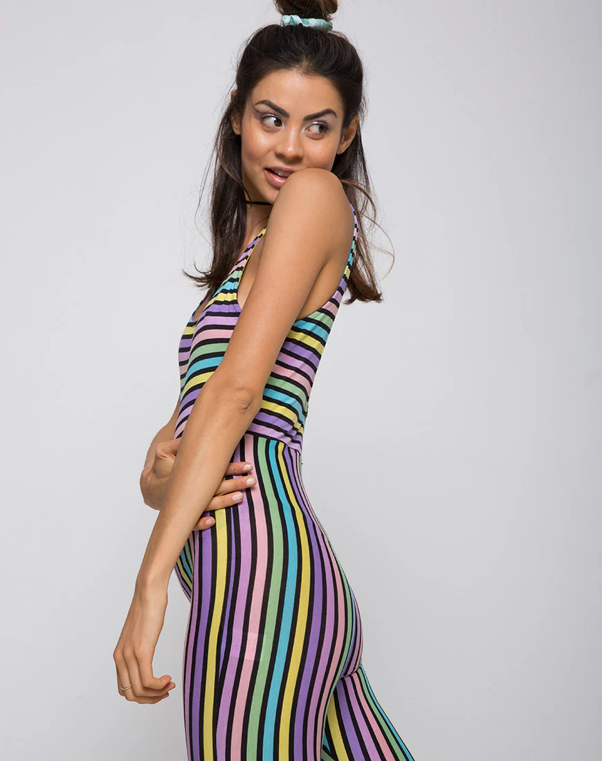 Unitard in New Stripe - Image 4