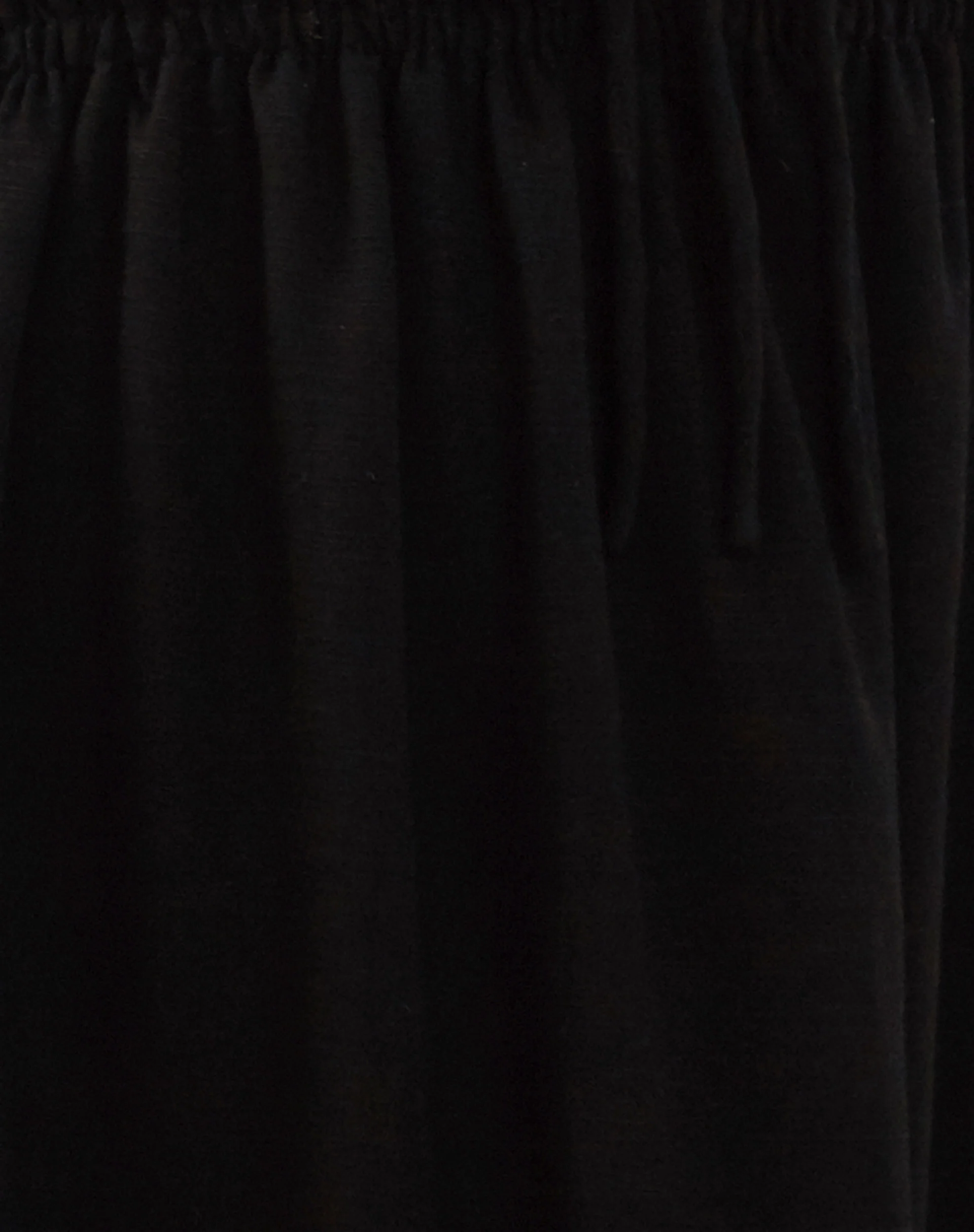 Valhala Front Tie Mini Dress in Black - Image 7