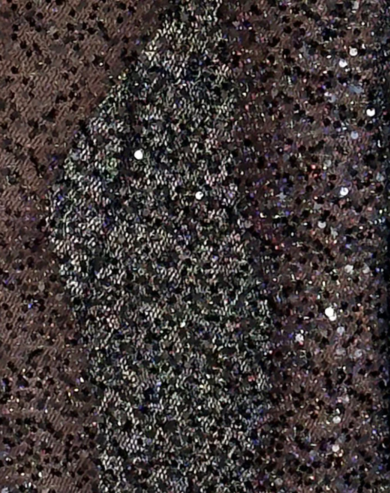 Vanessa Maxi Skirt in Sequin Mesh Black - Image 6