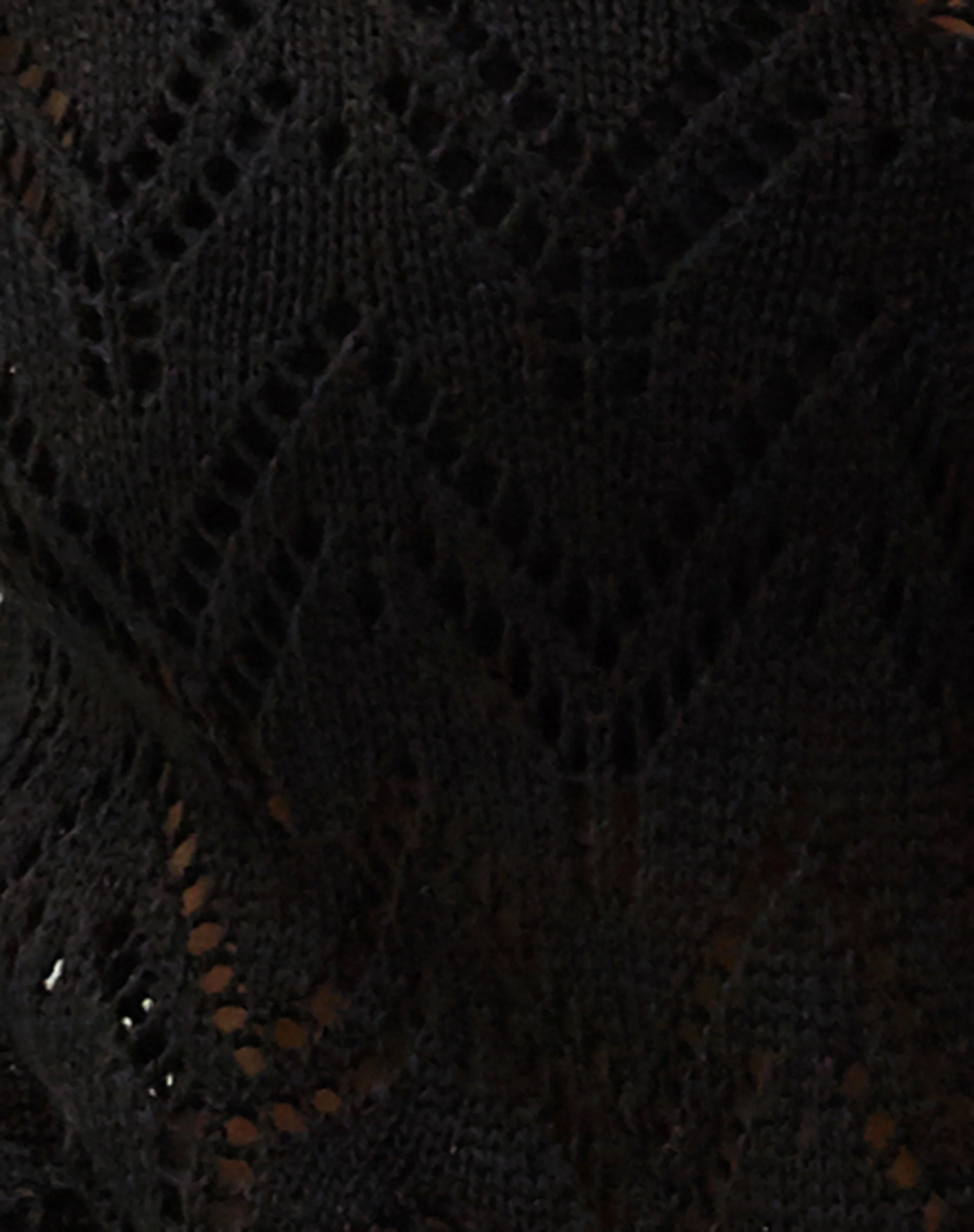 Vella Cardigan in Knitted Black - Image 7