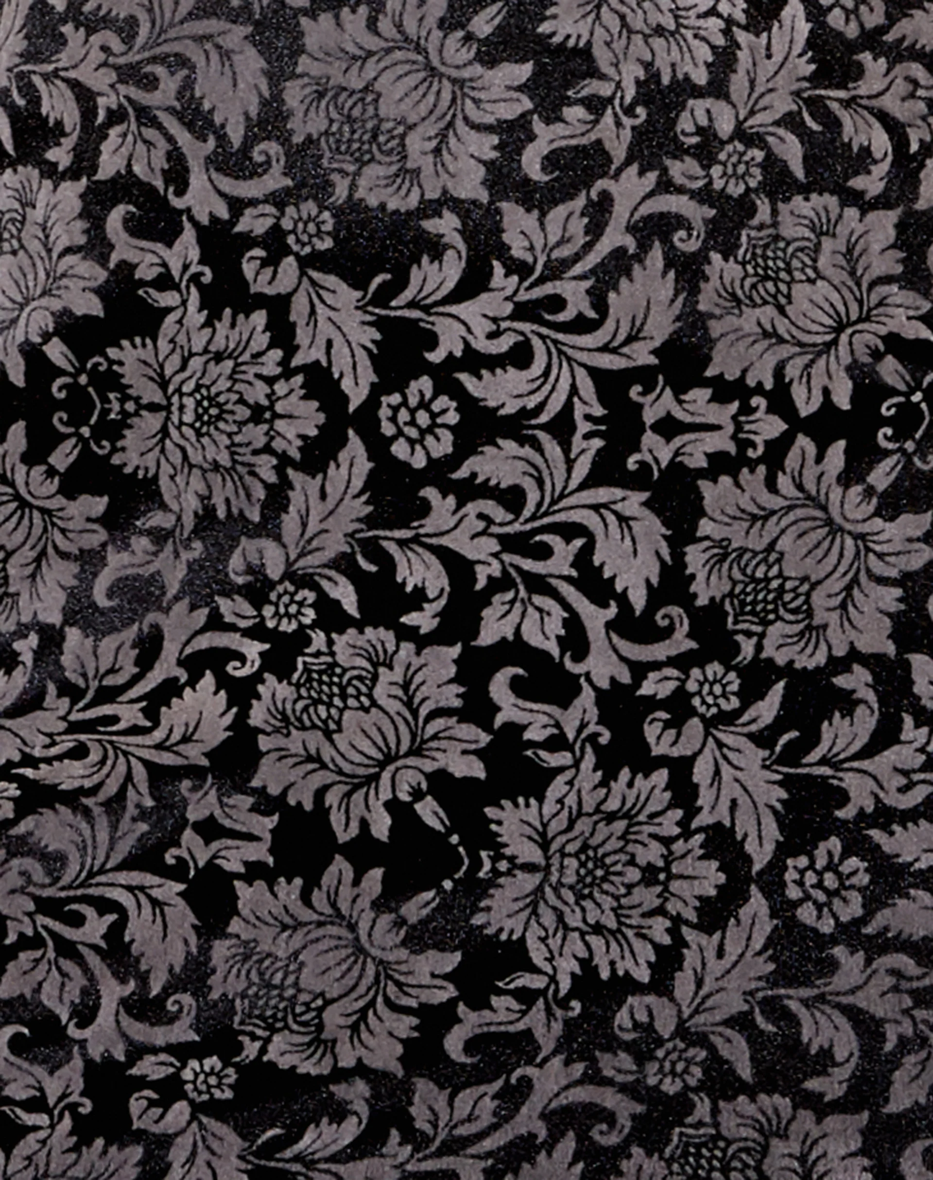 Verga Mini Dress in Brocade Grey Flock - Image 5